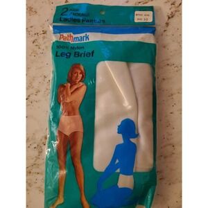 Vintage Women's 100% Nylon 2 Pack Briefs Panties Size 10 New In Package